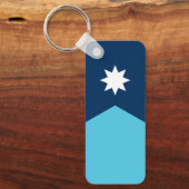 Vlag van Minnesota Sleutelhanger (Voorkant)