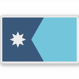 Vlag van Minnesota Sticker