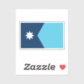 Vlag van Minnesota Sticker (Vel)