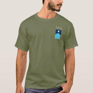 Vlag van Minnesota T-shirt