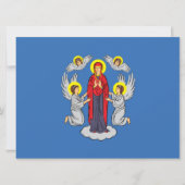 Vlag van Minsk (Belarus) Kaart (Voorkant)