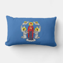 Vlag van Minsk (Belarus) Kussen