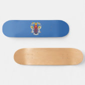 Vlag van Minsk (Belarus) Persoonlijk Skateboard (Horizontaal)