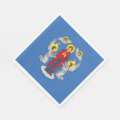 Vlag van Minsk (Belarus) Servet (Hoek)