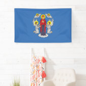 Vlag van Minsk (Belarus) Spandoek (Insitu)