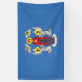 Vlag van Minsk (Belarus) Spandoek (Verticaal)