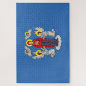 Vlag van Minsk (Wit-Rusland) Legpuzzel (Verticaal)