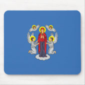 Vlag van Minsk (Wit-Rusland) Muismat (Voorkant)