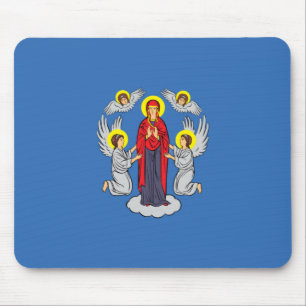 Vlag van Minsk (Wit-Rusland) Muismat