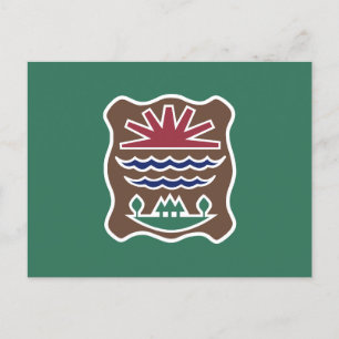 Vlag van Missisquoi Western Abenaki Tribe Briefkaart