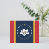 Vlag van Mississippi (2020) Briefkaart (Staand voorkant)