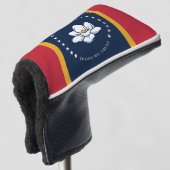 vlag van Mississippi (2020) Golfheadcover (3/4 voorkant)