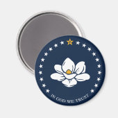vlag van Mississippi (2020) Magneet (Voorkant / Achterkant)