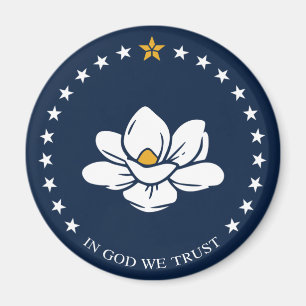 vlag van Mississippi (2020) Magneet