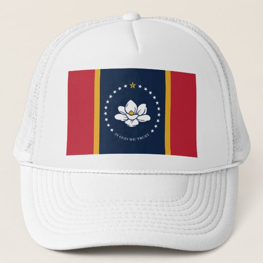 vlag van Mississippi (2020) Trucker Pet (Voorkant)