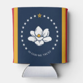 vlag van Mississippi Blikjeskoeler (Achterkant)