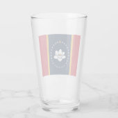 vlag van Mississippi Glas (Achterkant)