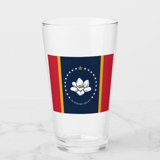 vlag van Mississippi Glas (Voorkant)