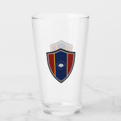 vlag van Mississippi Glas (Achterkant)