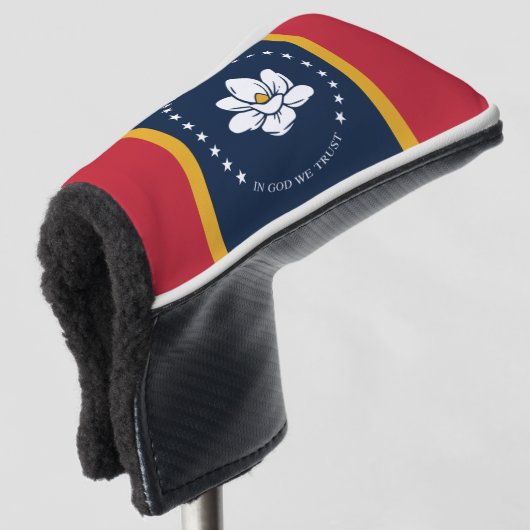 vlag van Mississippi Golfheadcover (3/4 voorkant)