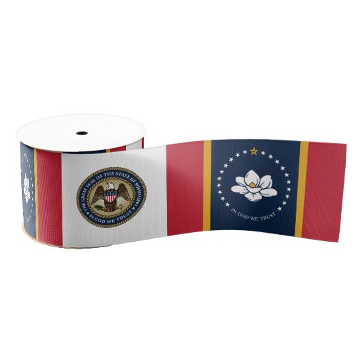 vlag van Mississippi Grosgrain Lint (Spoel)