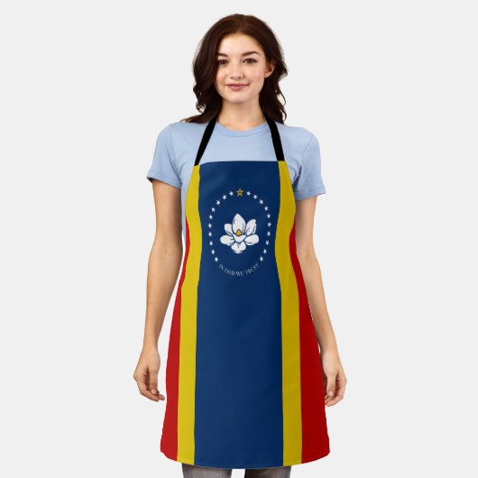 vlag van Mississippi Schort (Gedragen)