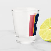 vlag van Mississippi Shot Glas (Links)