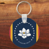 vlag van Mississippi Sleutelhanger (Voorkant)