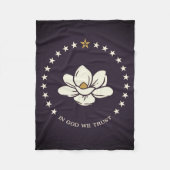 Vlag van Mississippi State-ontwerp Fleece Deken (Voorkant)