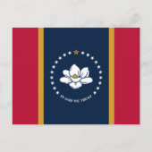 Vlag van Mississippi, Vlag van Mississippi Briefkaart (Voorkant)