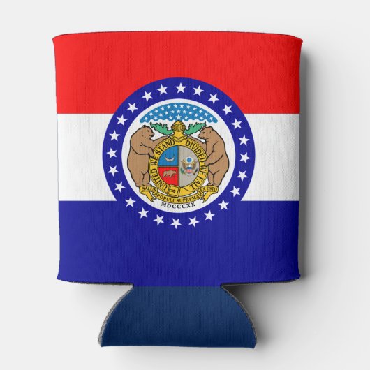vlag van Missouri Blikjeskoeler (Achterkant)