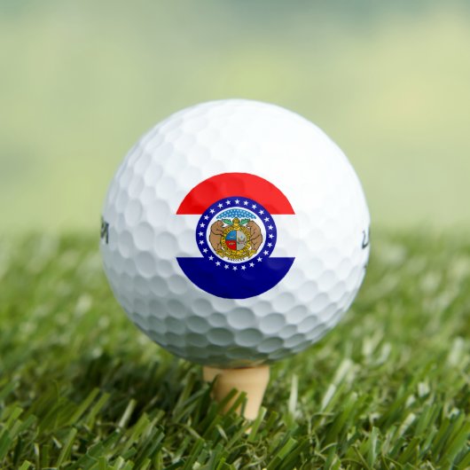 vlag van Missouri Golfballen (Insitu Shirt)
