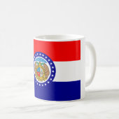 vlag van Missouri Koffiemok (Voorkant rechts)
