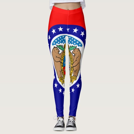 vlag van Missouri Leggings (Voorkant)
