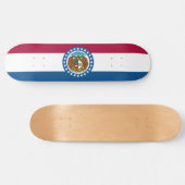 Vlag van Missouri Persoonlijk Skateboard (Horizontaal)