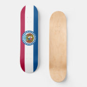 Vlag van Missouri Persoonlijk Skateboard (Voorkant)