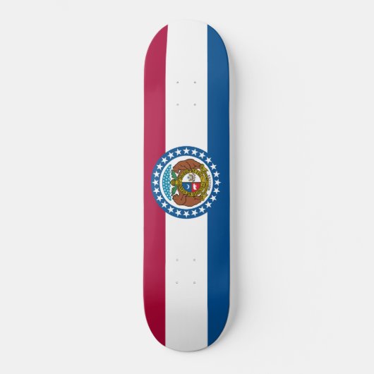 Vlag van Missouri Persoonlijk Skateboard (Voorkant)