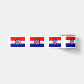 vlag van Missouri Satijnen Lint (Voorkant)