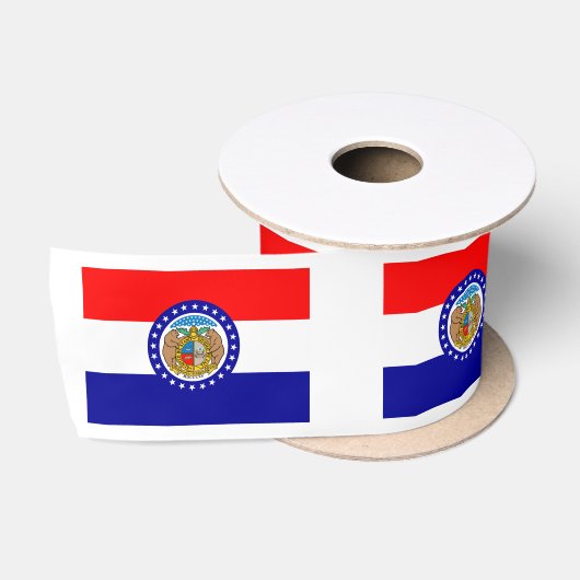 vlag van Missouri Satijnen Lint (Spoel)