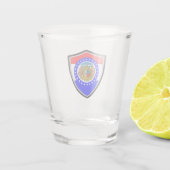 vlag van Missouri Shot Glas (Achterkant)