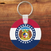 Vlag van Missouri Sleutelhanger (Voorkant)