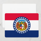 Vlag van Missouri State-ontwerp (Voorkant / Achterkant)