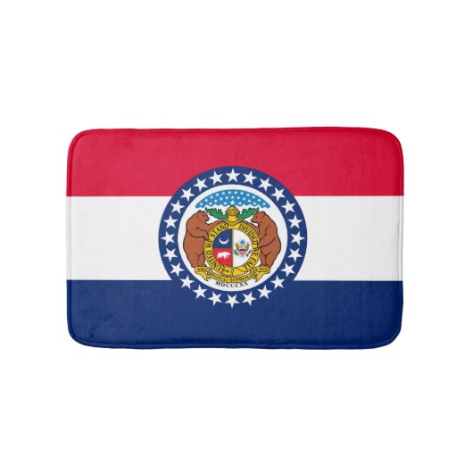 Vlag van Missouri State-ontwerp Badmat (Voorkant)