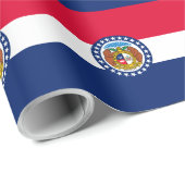 Vlag van Missouri State-ontwerp Cadeaupapier (Rol Hoek)