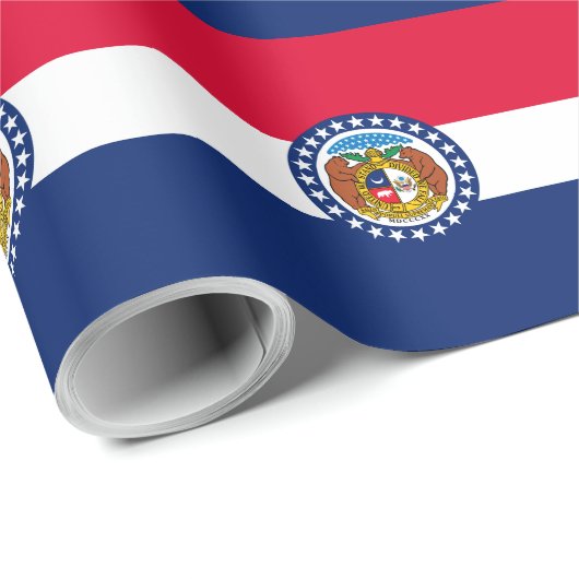 Vlag van Missouri State-ontwerp Cadeaupapier (Rol Hoek)