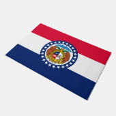 Vlag van Missouri State-ontwerp Deurmat (Schuin)