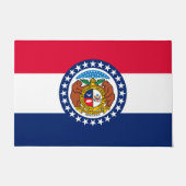 Vlag van Missouri State-ontwerp Deurmat (Voorkant)