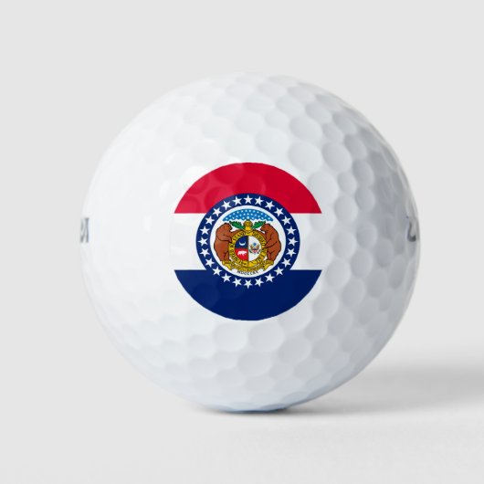 Vlag van Missouri State-ontwerp Golfballen (Voorkant)