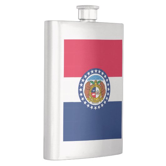 Vlag van Missouri State-ontwerp Heupfles (Rechts)