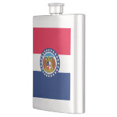 Vlag van Missouri State-ontwerp Heupfles (Links)